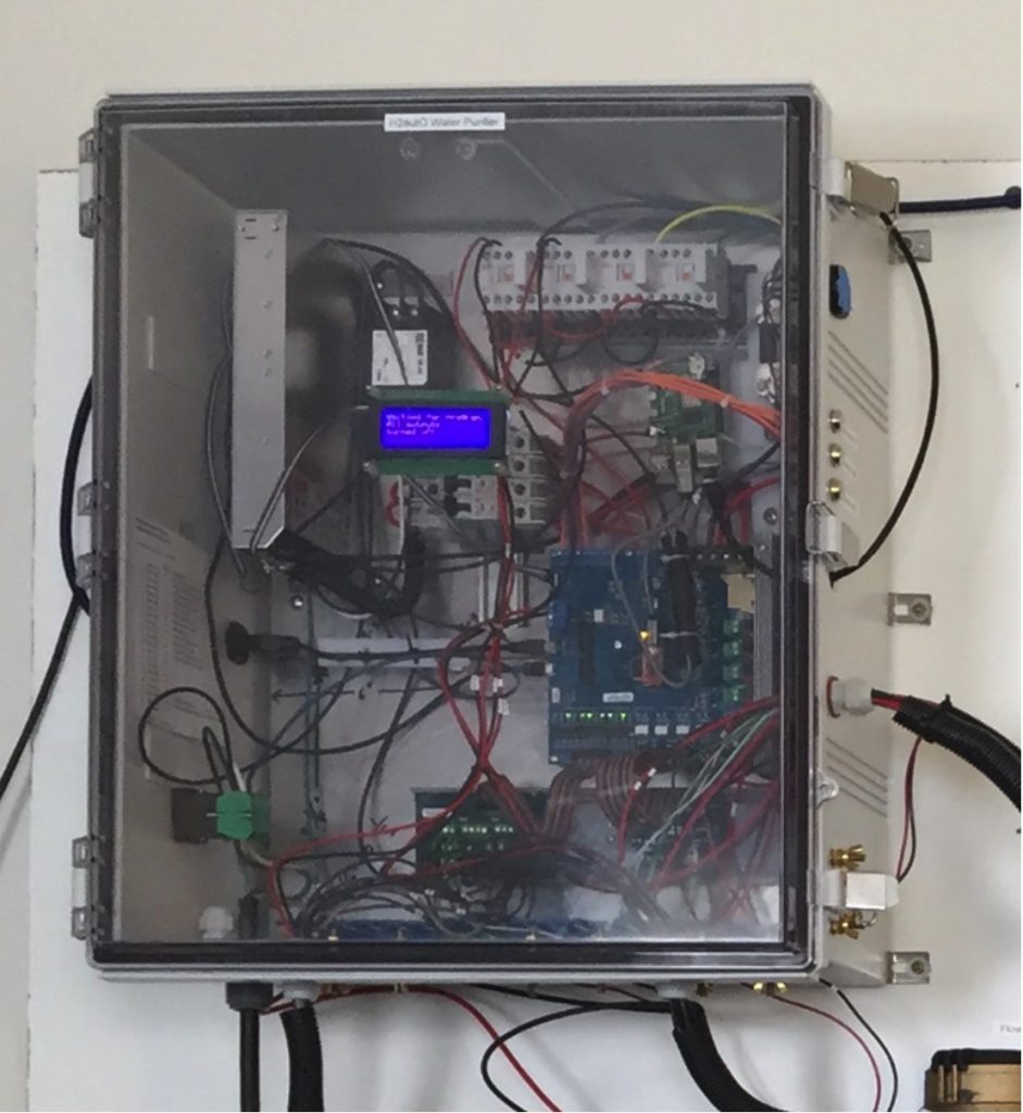 Automated Water Purification System’s Control Panel (This is where the shunt is installed)