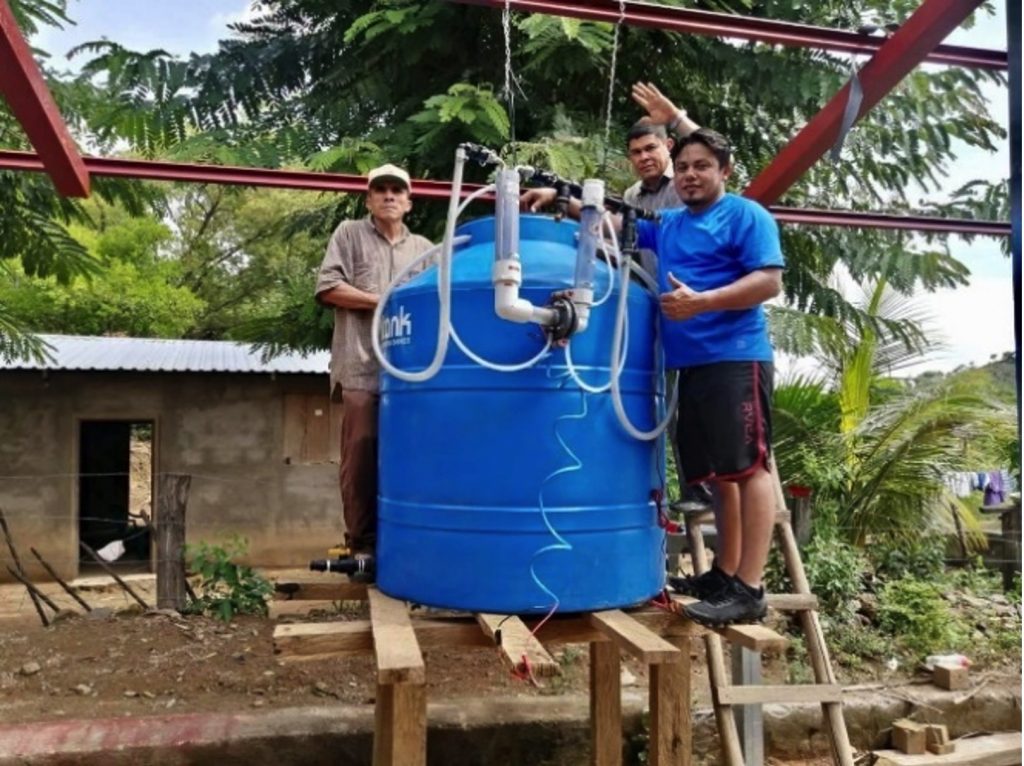 Water Purification System placed at remote location in South America